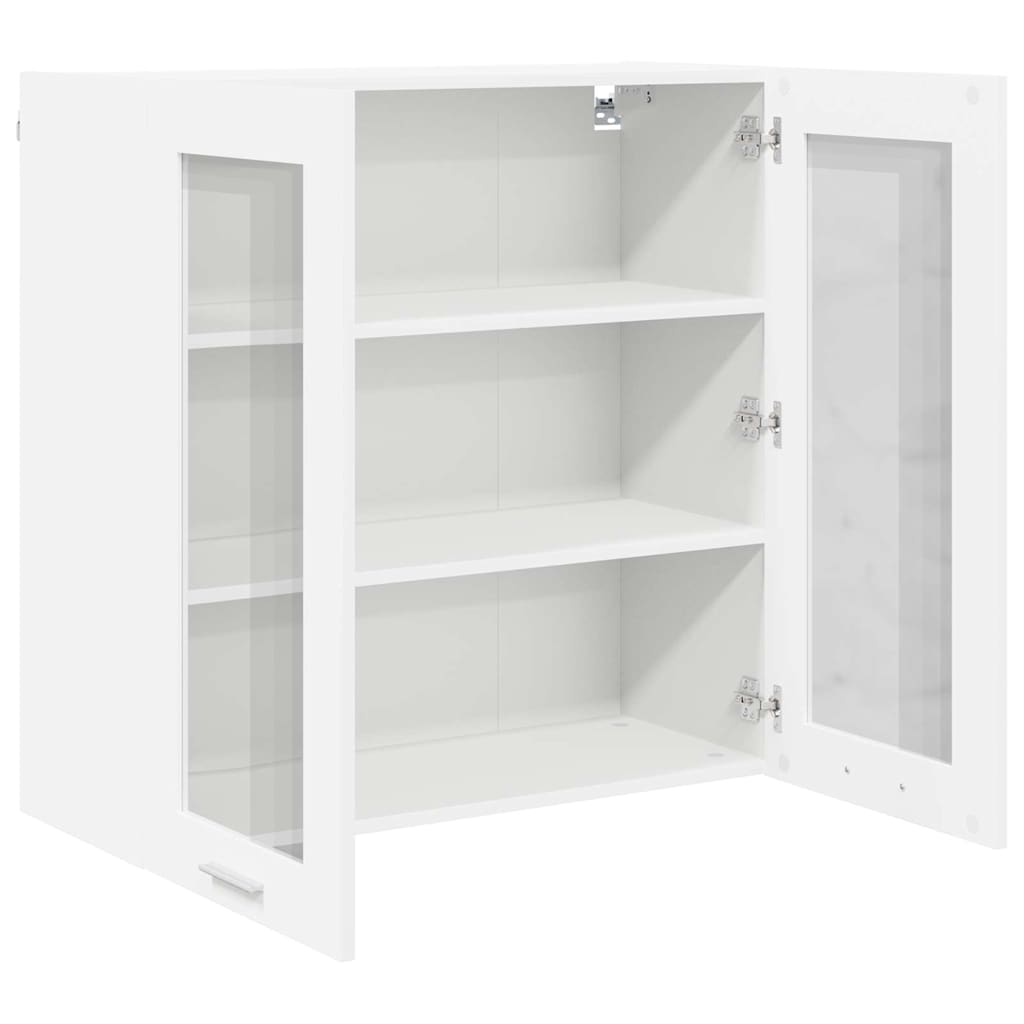 Hanging Cabinet Riga White 80 x 31 x 80 cm Engineered Wood